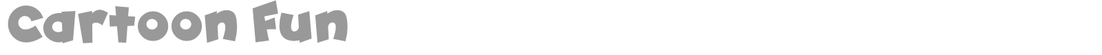 Cartoon Fun font preview